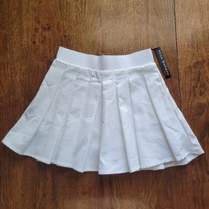 Miss Behave tennis skirt white 14